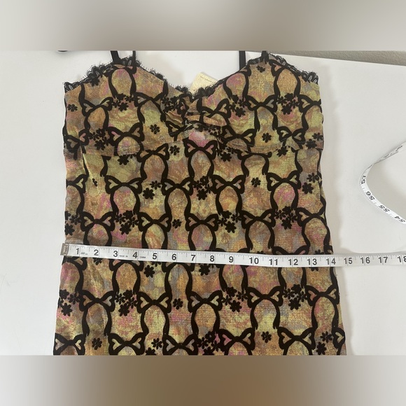 Free People Lace and Bows Mini Slip size Medium NWT - Picture 14 of 16